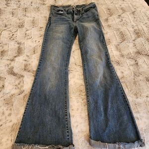 Sneak Peek High Waist Flare Jeans